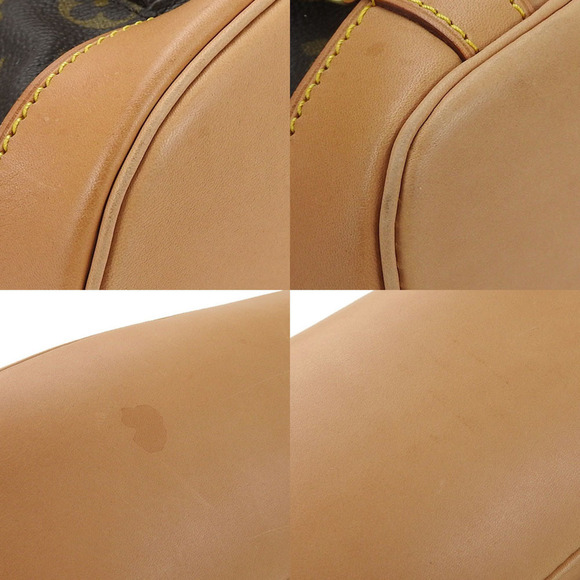 LOUIS VUITTON Brown Monogram Leather Backpack - Picture 5 of 9